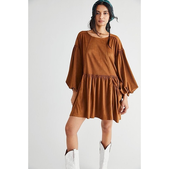 Free People Dresses & Skirts - Free People Abbie Vegan Suede Dress